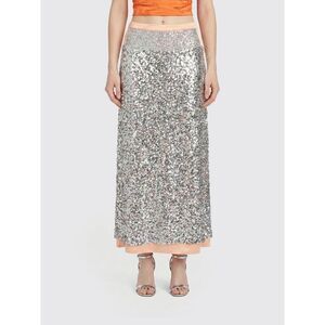 Rabanne Skirt Woman Silver